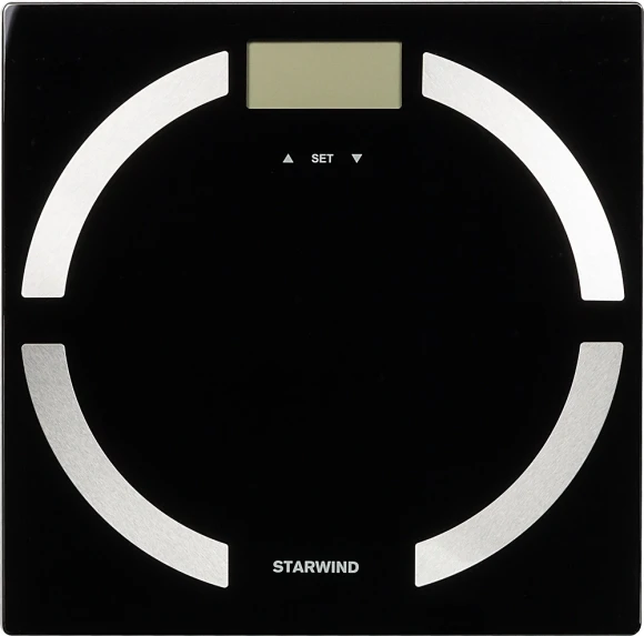 Весы напольные электронные Starwind SSP6051 макс.180кг черный