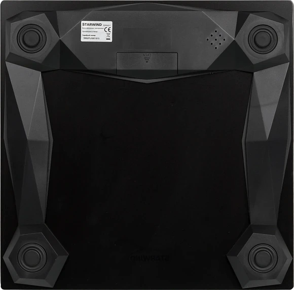 Весы напольные электронные Starwind SSP6051 макс.180кг черный