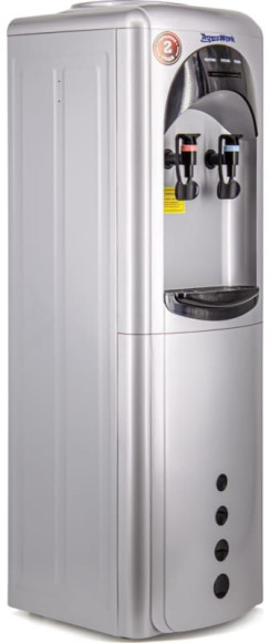 Кулер Aqua Work 17LDR напольный электронный серебристый/черный