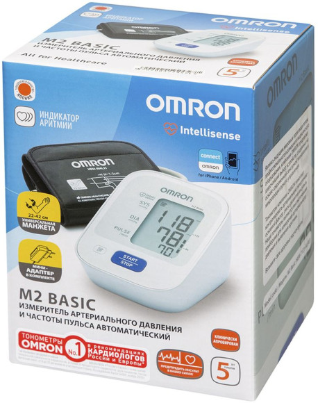 Тонометр автоматический Omron M2 Basic