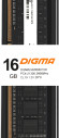Память DDR4 16Gb 2666MHz Digma DGMAD42666016D RTL PC4-21300 CL19 DIMM 288-pin 1.2В dual rank Ret