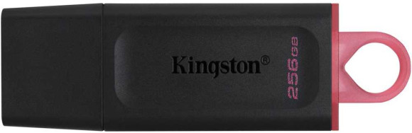 Флеш Диск Kingston 256Gb DataTraveler Exodia DTX/256GB USB3.0 черный/красный