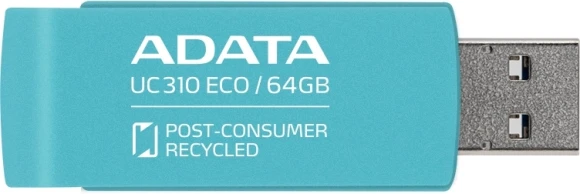 Флеш Диск A-Data 64GB UC310E UC310E-64G-RGN USB3.2 зеленый