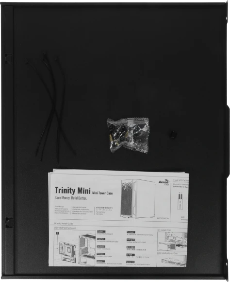 Корпус Aerocool Trinity Mini-G-BK v2 черный без БП mATX 6x120mm 1xUSB2.0 2xUSB3.0 audio bott PSU