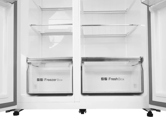 Холодильник Lex LSB530BLID WIND 2-хкамерн. черный/рисунок инвертер