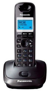 Р/Телефон Dect Panasonic KX-TG2511RUT темно-серый металлик/черный АОН Р/Телефон Dect Panasonic KX-TG2511RUT темно-серый металлик/черный АОН