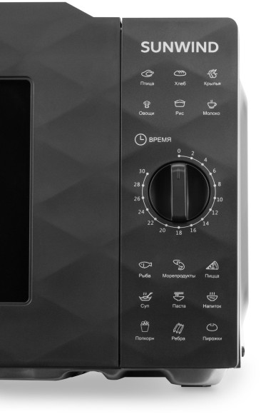 Микроволновая Печь SunWind SUN-MW002 20л. 700Вт черный Микроволновая Печь SunWind SUN-MW002 20л. 700Вт черный