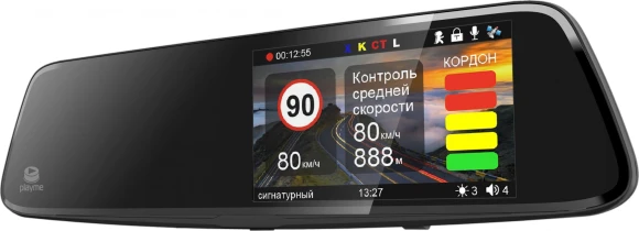 Видеорегистратор с радар-детектором Playme Scout GPS черный