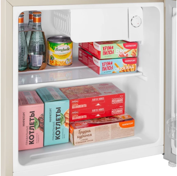 Холодильник Maunfeld MFF50BG 1-нокамерн. бежевый мат.