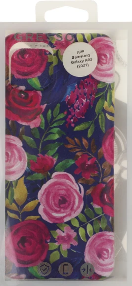 Чехол (клип-кейс) Gresso для Samsung Galaxy A03 Air прозрачный/рисунок (GR17AAAE9200)