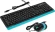 Клавиатура + мышь A4Tech Fstyler F1010 клав:черный/синий мышь:черный/синий USB Multimedia (F1010 BLUE) Клавиатура + мышь A4Tech Fstyler F1010 клав:черный/синий мышь:черный/синий USB Multimedia (F1010 BLUE)