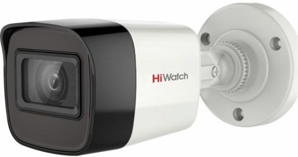 Камера видеонаблюдения аналоговая HiWatch DS-T500(С) 2.4-2.4мм HD-CVI HD-TVI цв. корп.:белый (DS-T500(С) (2.4 MM))
