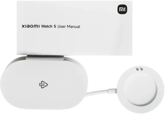Смарт-часы Xiaomi Watch 5 47мм 1.54" AMOLED корп.серебристый рем.зеленый разм.брасл.:135-205мм (BHR07WPGL)