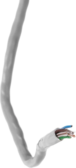 Кабель сетевой Buro BU-CCA-051 UTP 4 пары cat.5E solid 0.51мм CCA 305м серый