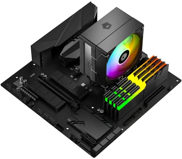 Устройство охлаждения(кулер) ID-Cooling SE-903-XT V2 ARGB Soc-AM5/AM4/1200/1700/1851 серебристый/черный 4-pin 14-29.1dB Al+Cu 150W 390gr Ret (SE-903-XT V2 ARGB)