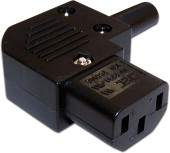 Вилка Lanmaster LAN-IEC-320-C13/90 Вилка Lanmaster LAN-IEC-320-C13/90