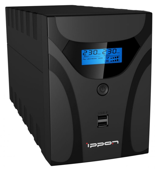 Источник бесперебойного питания Ippon Smart Power Pro II Euro 1600 960Вт 1600ВА черный