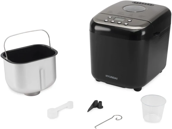 Хлебопечь Hyundai HYBM-3087 600Вт черный/серебристый Хлебопечь Hyundai HYBM-3087 600Вт черный/серебристый