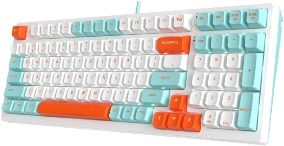 Клавиатура A4Tech Fstyler FS300 механическая белый USB for gamer LED (FS300 PANDA SNORKLENING) Клавиатура A4Tech Fstyler FS300 механическая белый USB for gamer LED (FS300 PANDA SNORKLENING)