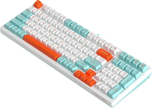 Клавиатура A4Tech Fstyler FS300 механическая белый USB for gamer LED (FS300 PANDA SNORKLENING) Клавиатура A4Tech Fstyler FS300 механическая белый USB for gamer LED (FS300 PANDA SNORKLENING)