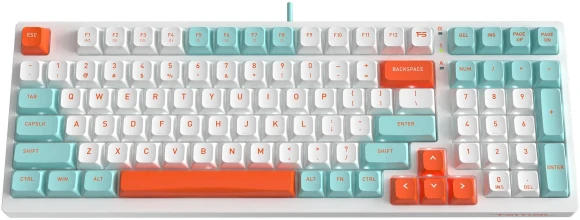 Клавиатура A4Tech Fstyler FS300 механическая белый USB for gamer LED (FS300 PANDA SNORKLENING) Клавиатура A4Tech Fstyler FS300 механическая белый USB for gamer LED (FS300 PANDA SNORKLENING)