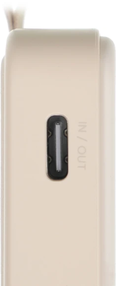 Мобильный аккумулятор Xiaomi BHR9074GL 6000mAh Qi 15W 2.4A USB-C беспров.зар. бежевый Мобильный аккумулятор Xiaomi BHR9074GL 6000mAh Qi 15W 2.4A USB-C беспров.зар. бежевый