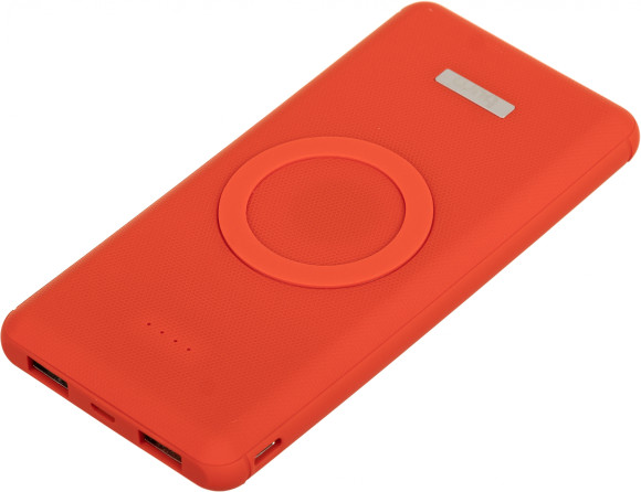 Мобильный аккумулятор Buro BPQ10F 10000mAh QC3.0/PD3.0 18W 3A 2xUSB-A/USB-C беспров.зар. красный (BPQ10F18PRD)