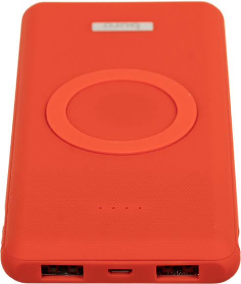 Мобильный аккумулятор Buro BPQ10F 10000mAh QC3.0/PD3.0 18W 3A 2xUSB-A/USB-C беспров.зар. красный (BPQ10F18PRD)