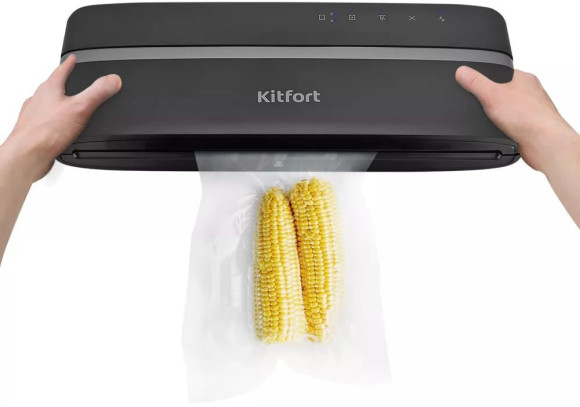 Вакуумный упаковщик Kitfort КТ-1526 110Вт черный