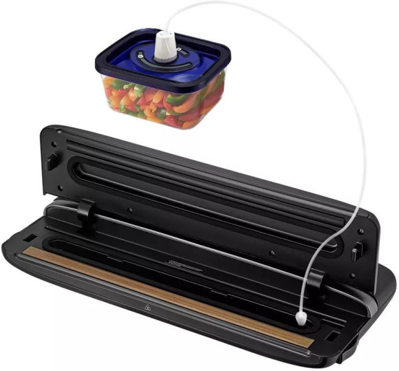 Вакуумный упаковщик Kitfort КТ-1526 110Вт черный