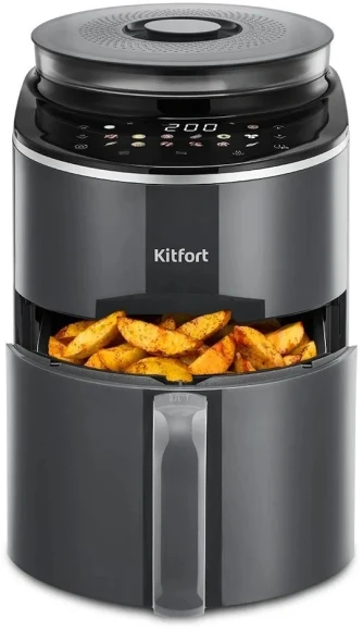Аэрогриль Kitfort КТ-8155 4.5л 1500Вт серый
