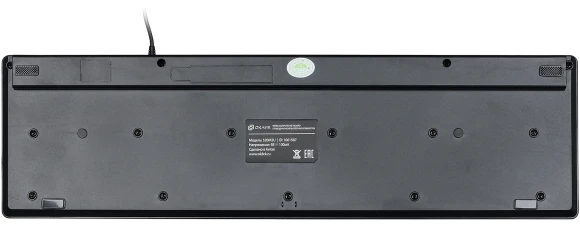 Клавиатура Оклик 520M2U черный/черный USB slim Multimedia Клавиатура Оклик 520M2U черный/черный USB slim Multimedia