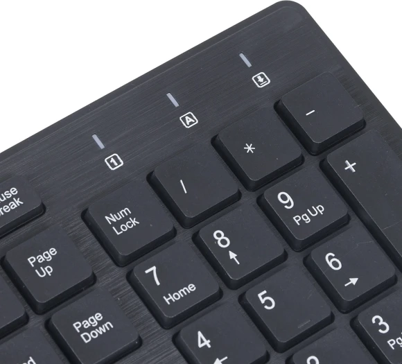 Клавиатура Оклик 520M2U черный/черный USB slim Multimedia Клавиатура Оклик 520M2U черный/черный USB slim Multimedia