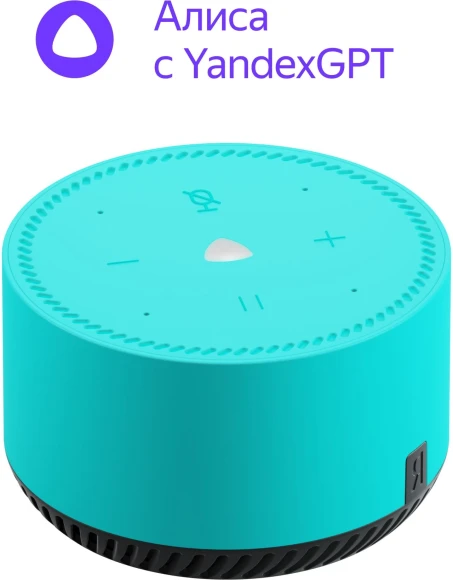 Умная колонка Yandex Станция Лайт Алиса бирюзовый 5W 1.0 BT 10м (YNDX-00025G) Умная колонка Yandex Станция Лайт Алиса бирюзовый 5W 1.0 BT 10м (YNDX-00025G)