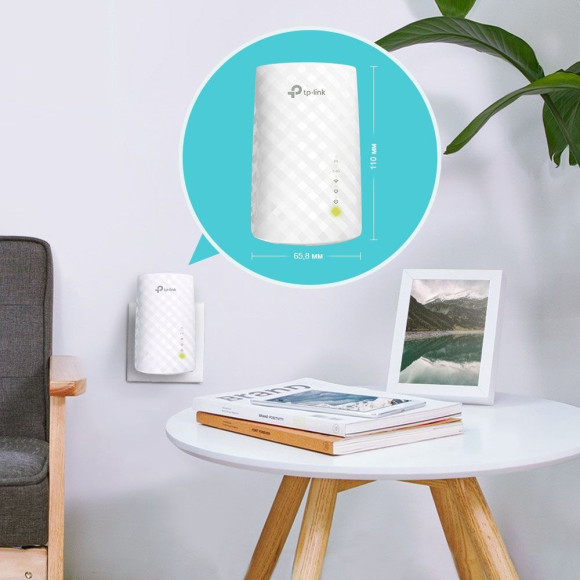 Повторитель беспроводного сигнала TP-Link RE220 AC750 10/100BASE-TX белый Повторитель беспроводного сигнала TP-Link RE220 AC750 10/100BASE-TX белый