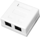 Розетка Rexant 03-0151 комп.RJ45 2 кат.5E UTP бел.