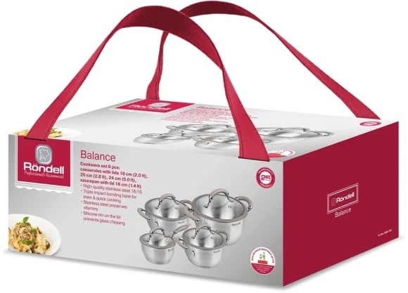 Набор посуды Rondell Balance RDS-756 8 предметов