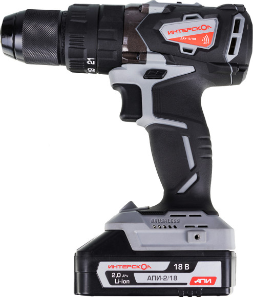 Дрель-шуруповерт Интерскол ДАУ-13/18В аккум. патрон:быстрозажимной (кейс в комплекте) (574.2.2.70) Дрель-шуруповерт Интерскол ДАУ-13/18В аккум. патрон:быстрозажимной (кейс в комплекте) (574.2.2.70)