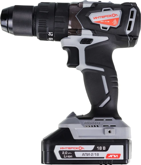 Дрель-шуруповерт Интерскол ДАУ-13/18В аккум. патрон:быстрозажимной (кейс в комплекте) (574.2.2.70) Дрель-шуруповерт Интерскол ДАУ-13/18В аккум. патрон:быстрозажимной (кейс в комплекте) (574.2.2.70)