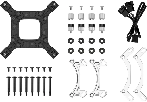 Система водяного охлаждения Deepcool LE360 V2 ARGB Soc-AM5/AM4/1200/1700/1851 черный 4-pin 19-31.6dB Al 250W 1632gr Ret (R-LE360-BKAMMC-G-2) Система водяного охлаждения Deepcool LE360 V2 ARGB Soc-AM5/AM4/1200/1700/1851 черный 4-pin 19-31.6dB Al 250W 1632gr Ret (R-LE360-BKAMMC-G-2)