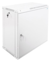 Шкаф коммутационный ЦМО ШРН-Эконом (ШРН-Э-12.500.1) настенный 12U 600x520мм пер.дв.металл 75кг серый 470мм 19.6кг 180град. 608мм