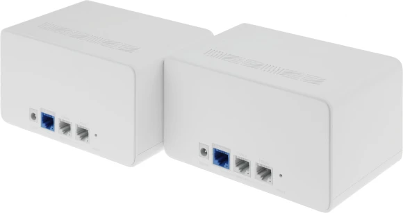 Бесшовный Mesh роутер Mercusys Halo H90X(2-pack) AX6000 10/100/1000BASE-TX белый (упак.:2шт) Бесшовный Mesh роутер Mercusys Halo H90X(2-pack) AX6000 10/100/1000BASE-TX белый (упак.:2шт)