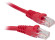 Патч-корд Buro UTP 4 пары cat.5E CCA molded 5м красный RJ-45 (m)-RJ-45 (m)