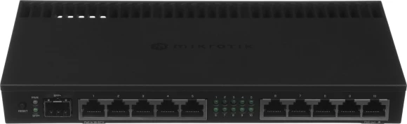 Роутер MikroTik RB4011iGS+RM 10/100/1000BASE-TX/SFP+ черный