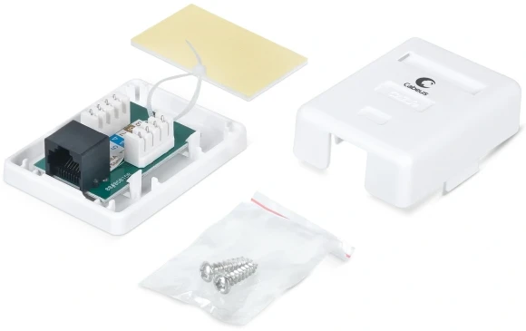 Розетка Cabeus WS-8P8C-CAT.5E-2 комп.RJ45 кат.5E бел. Розетка Cabeus WS-8P8C-CAT.5E-2 комп.RJ45 кат.5E бел.