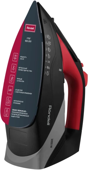 Утюг Rondell RDE-2001 3050Вт черный Утюг Rondell RDE-2001 3050Вт черный