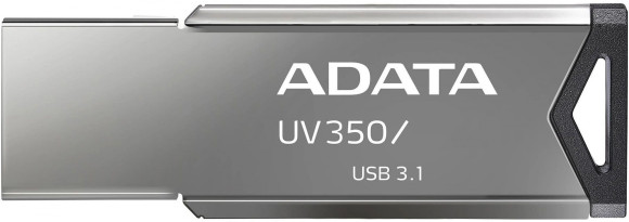 Флеш Диск A-Data 32Gb UV350 AUV350-32G-RBK USB3.0 серебристый