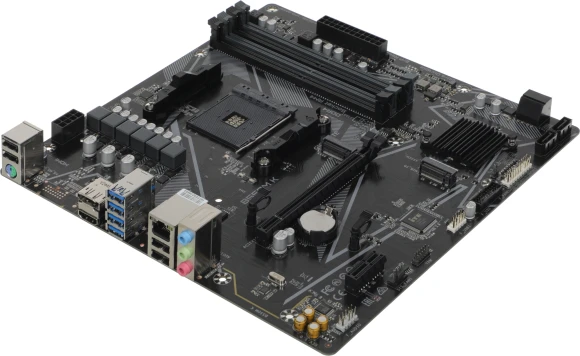 Материнская плата Gigabyte B550M K Soc-AM4 AMD B550 4xDDR4 mATX AC`97 8ch(7.1) GbLAN RAID+HDMI+DP Материнская плата Gigabyte B550M K Soc-AM4 AMD B550 4xDDR4 mATX AC`97 8ch(7.1) GbLAN RAID+HDMI+DP