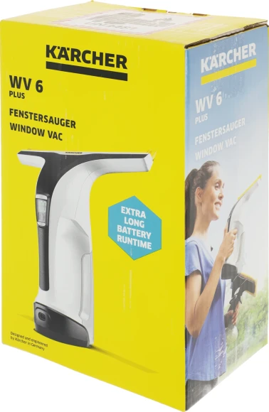 Мойщик окон Karcher WV 6 Plus шир.скреб.:280мм пит.:от аккум. белый