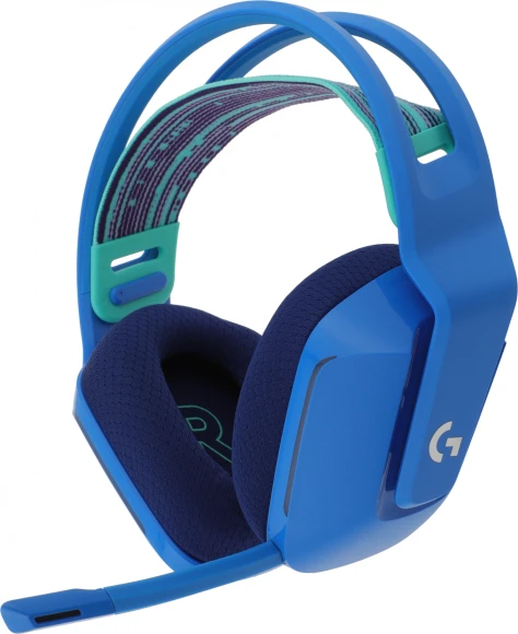 Наушники с микрофоном Logitech G733 Lightspeed синий накладные Radio оголовье (981-000943)